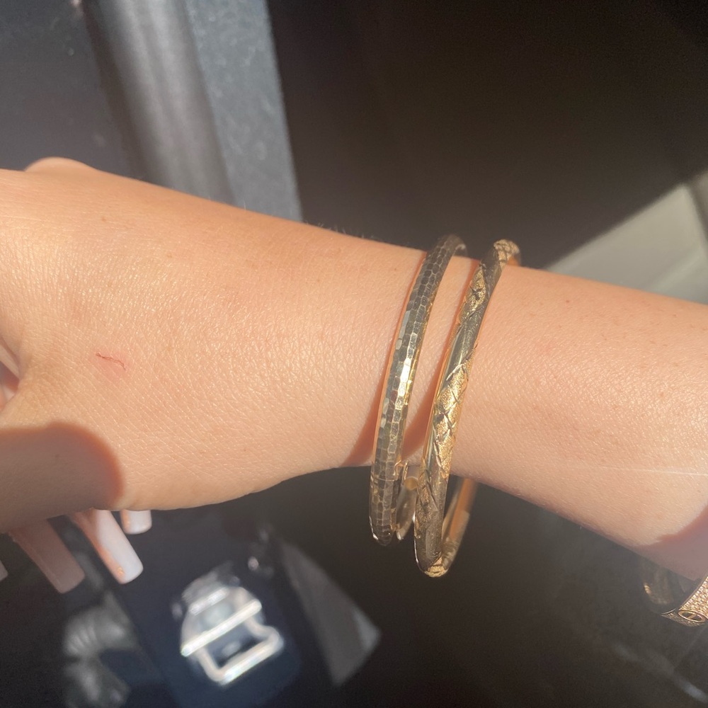 14k bangles